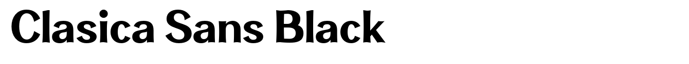 Clasica Sans Black image